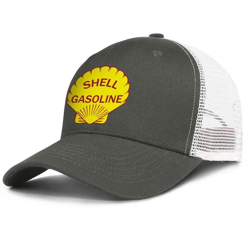 Shell gasolina posto de gasolina logotipo masculino e feminino ajustável camionista meshcap golfe legal personalizado elegante baseballhats gasolina ame3250602