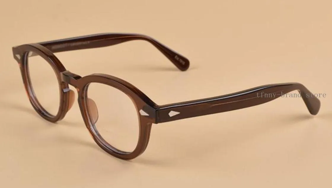 Nowy projekt Lemtosh okulary Johnny Depp Okulasy okulary słońca Ramy Najwyższa jakość okrągłe okulary przeciwsłoneczne strzałka 1915 s m l size268d