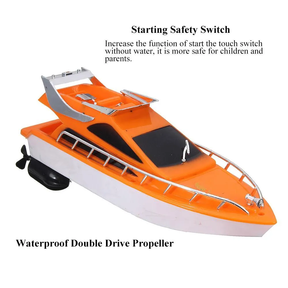 Электрическая игрушечная лодка с дистанционным управлением, двухмоторная высокоскоростная лодка, детская уличная гоночная лодка с дистанционным управлением, детские игрушки, подарки MX20041440547619425124