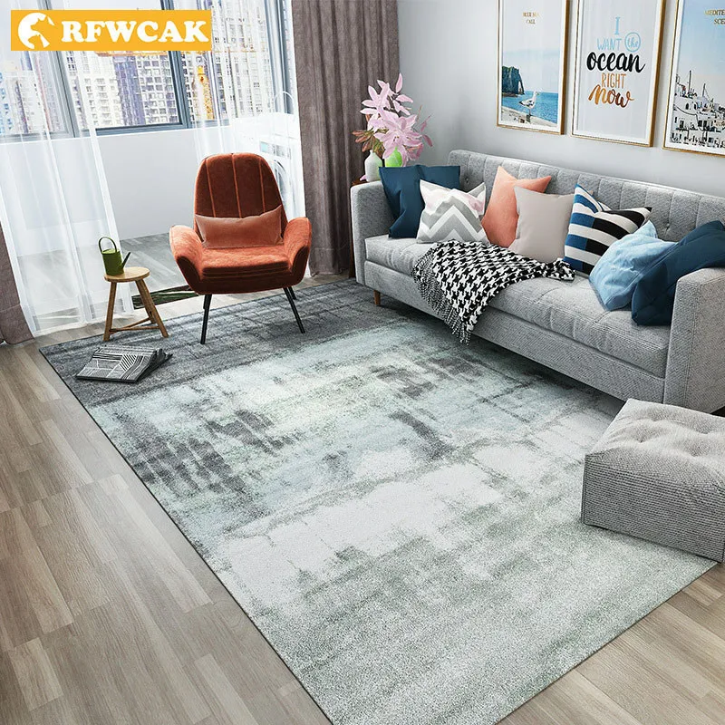 RFWCAK NORDIC Abstract Ink Malowanie dywan do salonu sypialnia antypoślizgowa duża dywanika dywany dywany kuchenne dywany na dywan3054