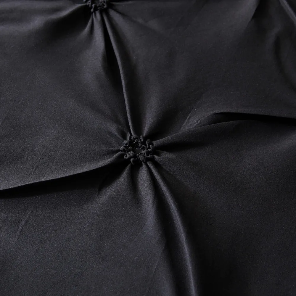 Bedding Sets New Black 4 Size Bed Sheet Duvet Cover Sets Gift Duvet Cover Polyester Fiber Home el286K