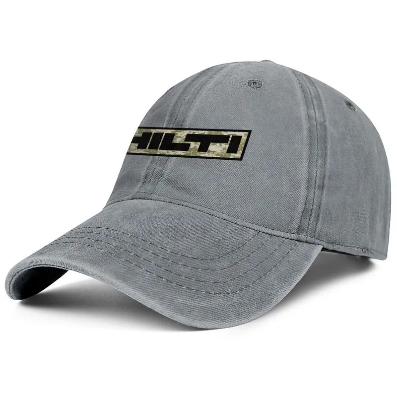 スタイリッシュなHilti Ag Company Group Tools Unisex Denim Baseball Cap Cool Hats Flash Gold Camouflage White Marble Vintage Old Ameri273X