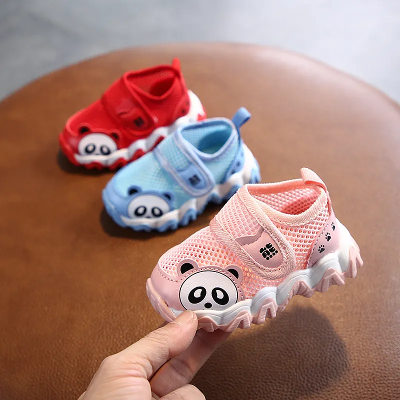 0-2 Years Old Insole Length 11-14CM Summer Children's Sandals Baby Boys Girls Casual Breathable Hollow Mesh Shoes