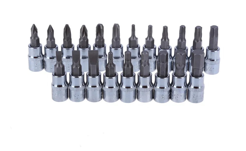 46 st 1 4-tums socket set bilreparationsverktygspärruppsättning moment skiftnyckel kombination bit en uppsättning nycklar krom vanadium2686