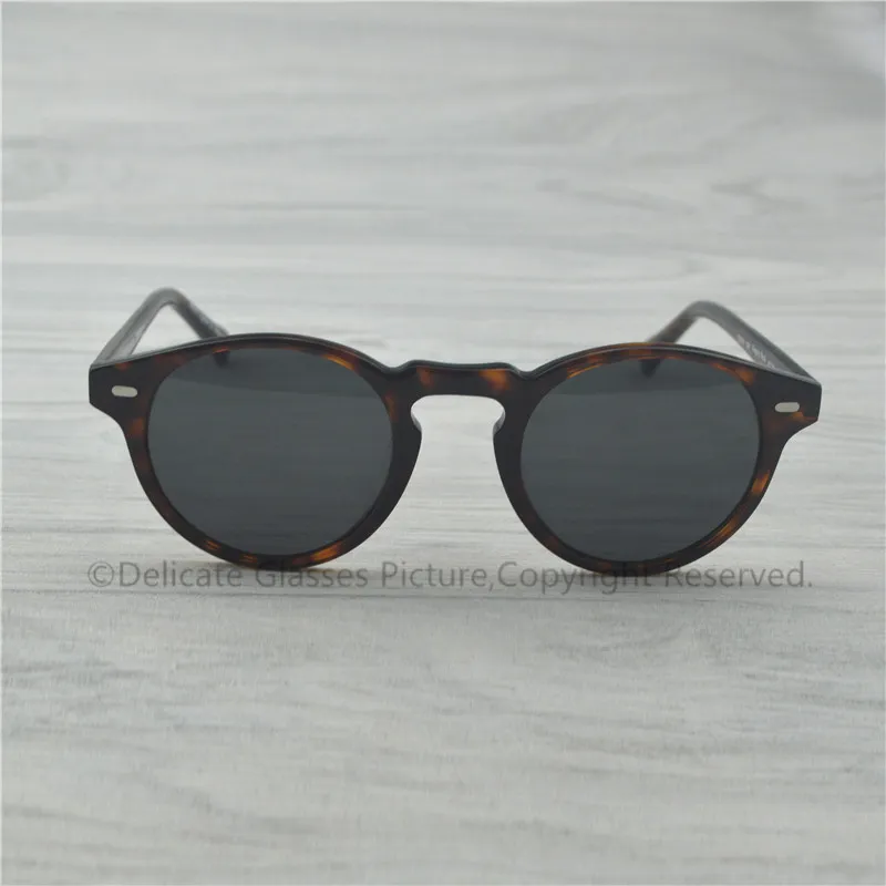 Whole-Gregory Peck Brand Designer men women Sunglasses oliver Vintage Polarizs OV5186 retro Sun glasses oculos de sol OV 5186261t
