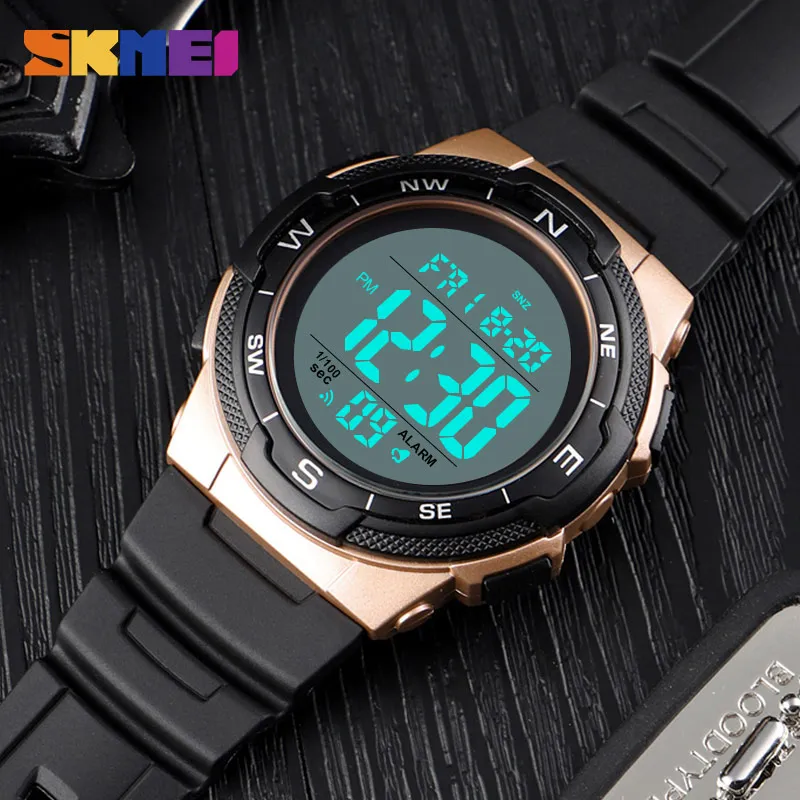 SKMEI Outdoor Sport Watch Top Luxury Brand Fashion Multifunzione 5Bar Orologio impermeabile Uomo Orologi digitali reloj hombre 1423323v