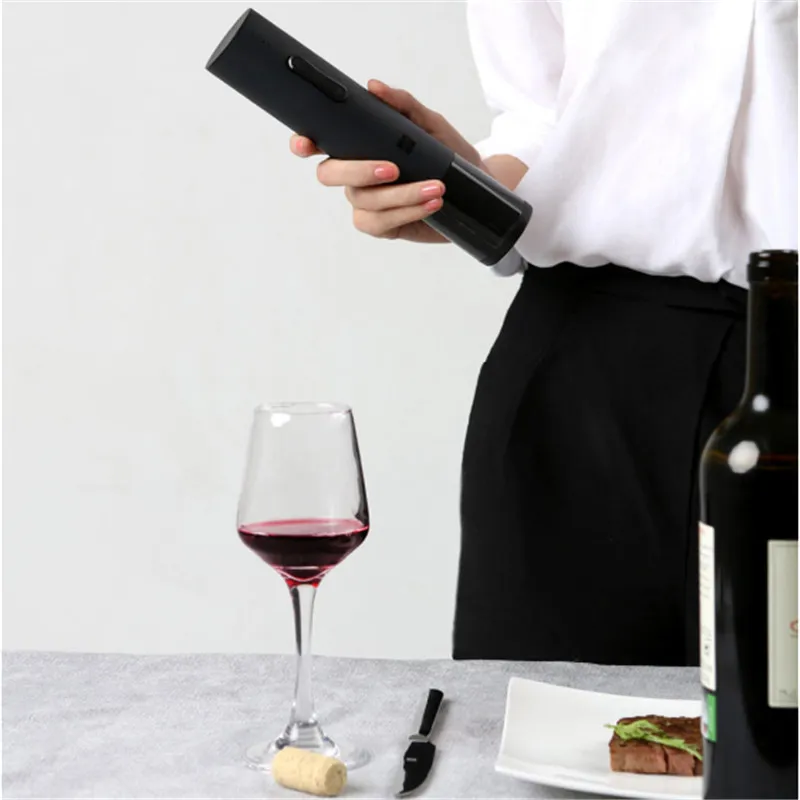 Original Xiaomi Youpin Huohou Abridor automático de botellas de vino tinto Sacacorchos eléctrico Cortador de papel Herramienta de corcho para kit de hogar inteligente 300221e