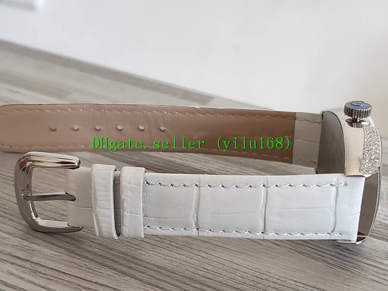 Luksusowe nowe 33 mm szalone godziny 7851 8880 Automatyczne gipsophila diamentowe tarcza kobiety Watch skórzane paski Wysokiej jakości Watchy 267Y