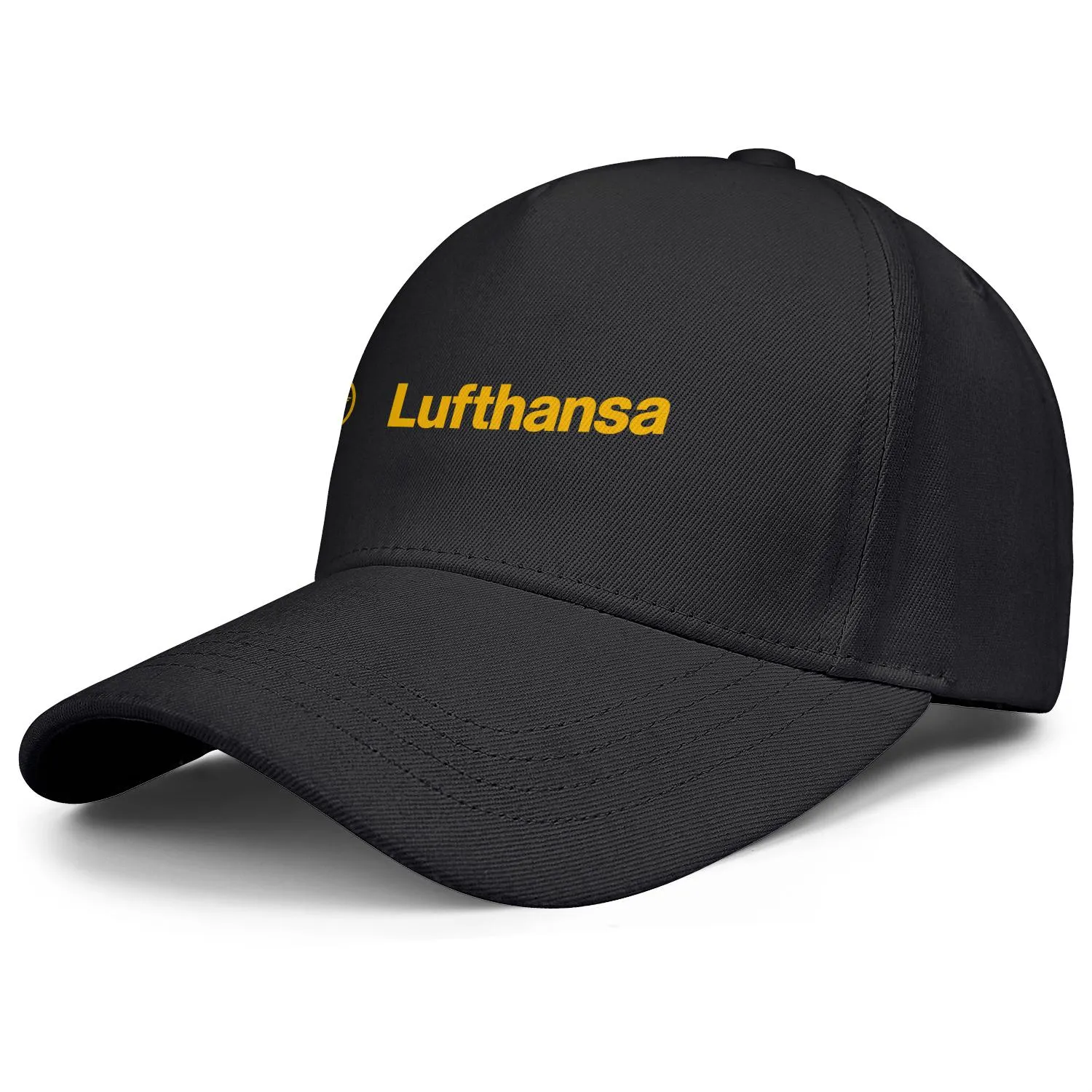 Lufthansa Airline símbolo logotipo masculino e feminino boné de caminhoneiro ajustável design equipe esportiva chapéus de beisebol elegantes bandeira alemã Logo Gay 290D