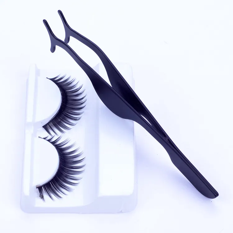 Minist￩rio da Eyelash Multifun￧￣o Clipe de Eyelash Falselhash Tweezers