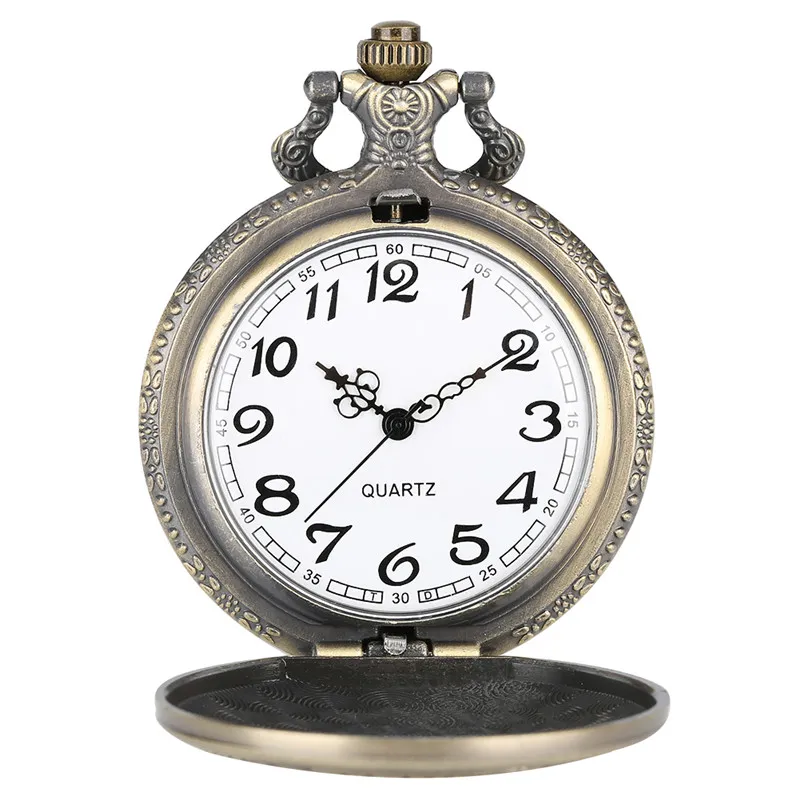 Relojes retro Sello del Presidente Estados Unidos América Casa Blanca Donald Trump Reloj de bolsillo de cuarzo Colecciones de arte para hombres Wom255U