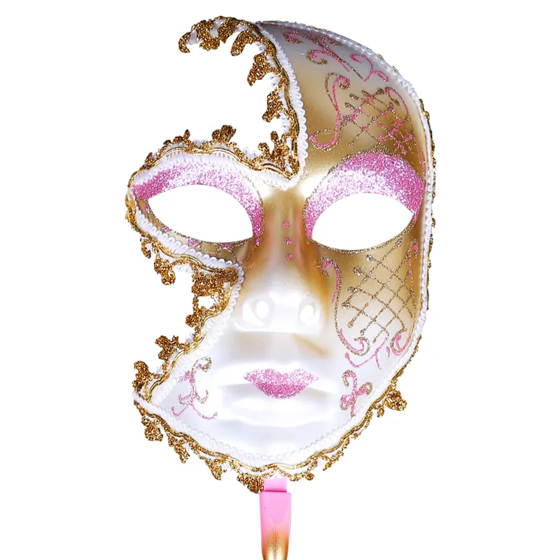 Masques de fête pour hommes et femmes, masque d'Halloween, demi-visage, fournitures de carnaval de Venise, décorations de mascarade, accessoires de Cosplay 1227a
