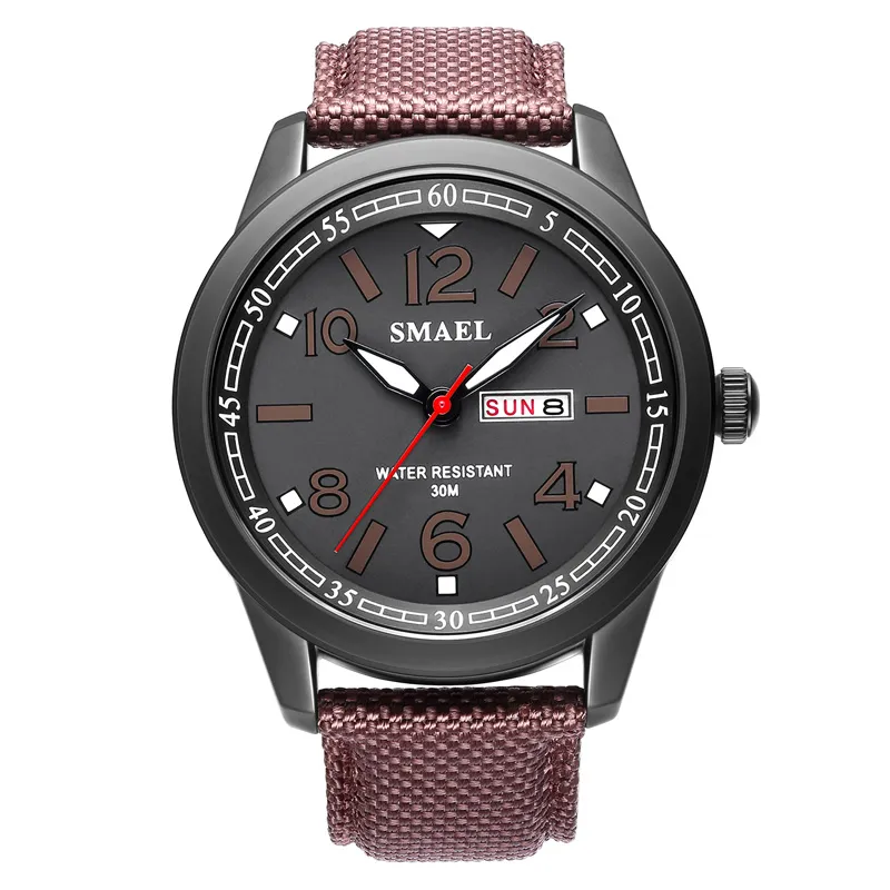 New Smael Men يشاهد سبيكة العسكرية العسكرية Dial Sport Watch Men Men Waterproofwatch أعلى العلامة التجارية 1317 Digital Watch Bracelet2271