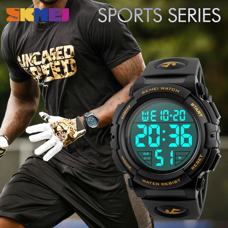 SKMEI mode montre de Sport en plein air hommes montres multifonctions militaire 5Bar étanche montre numérique Relogio Masculino 12582852
