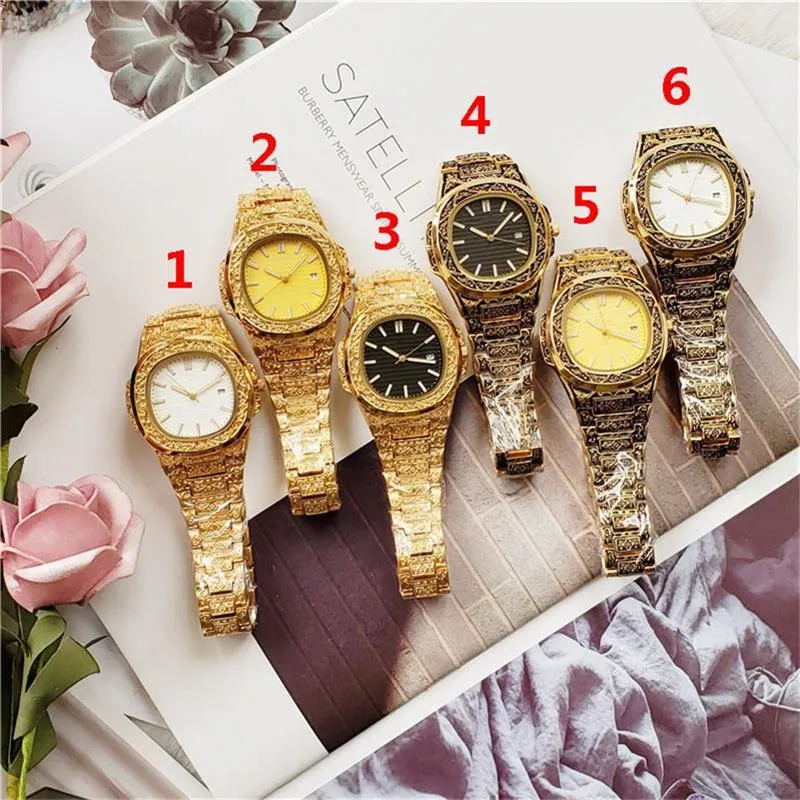 2021 Watches الترويج نماذج انفجار الكوارتز Watch منحوت Shell Square Wristwatch 295a