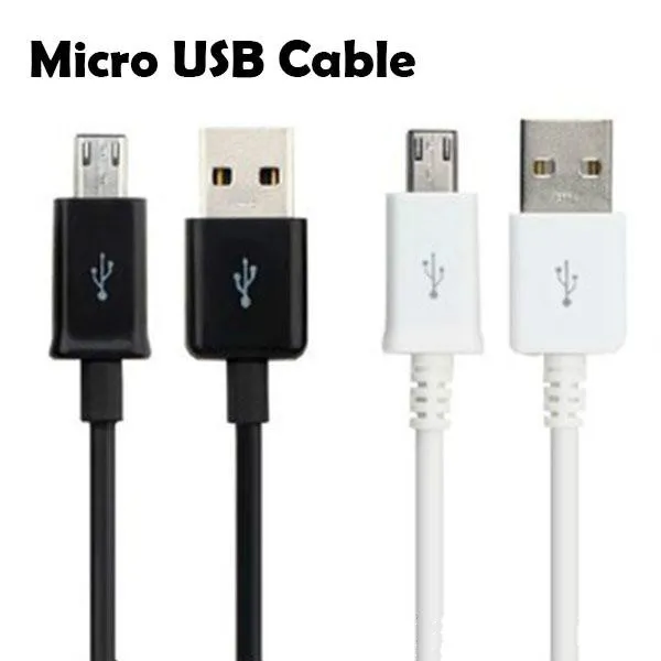 1M 3 Feet Micro USB 2.0 Cables Data Sync Charger Cord Charging Line For Samsung S4 S5 Android Smart Mobile Phone