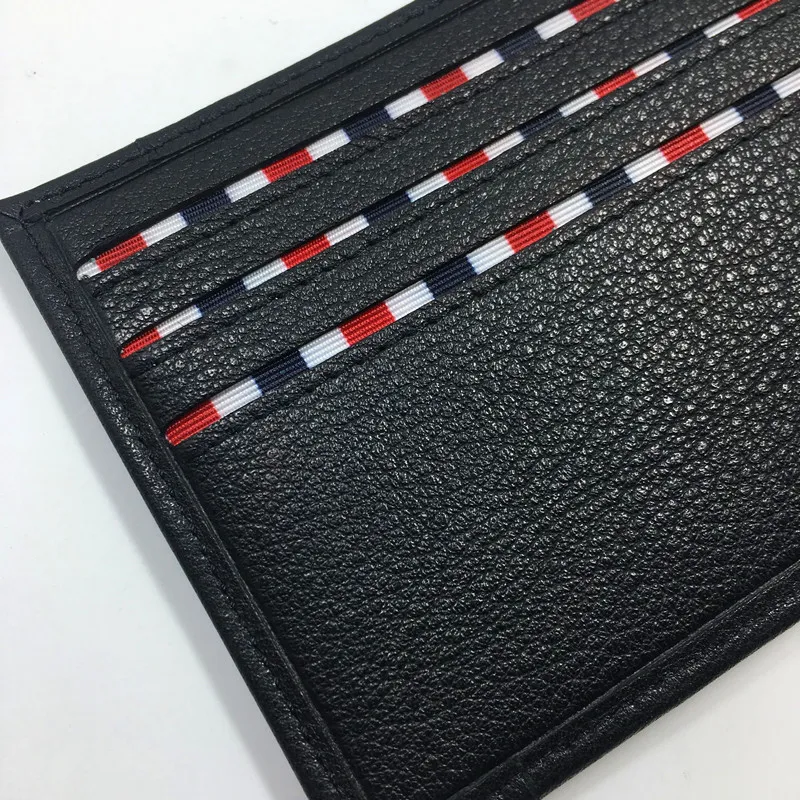 Carteira de cartão de crédito de couro genuíno Classic Black Designer Money Clipe Wallet 2020 Novidades CARTÃO DE CARTÃO DE PESSONIDADES DE PESSO