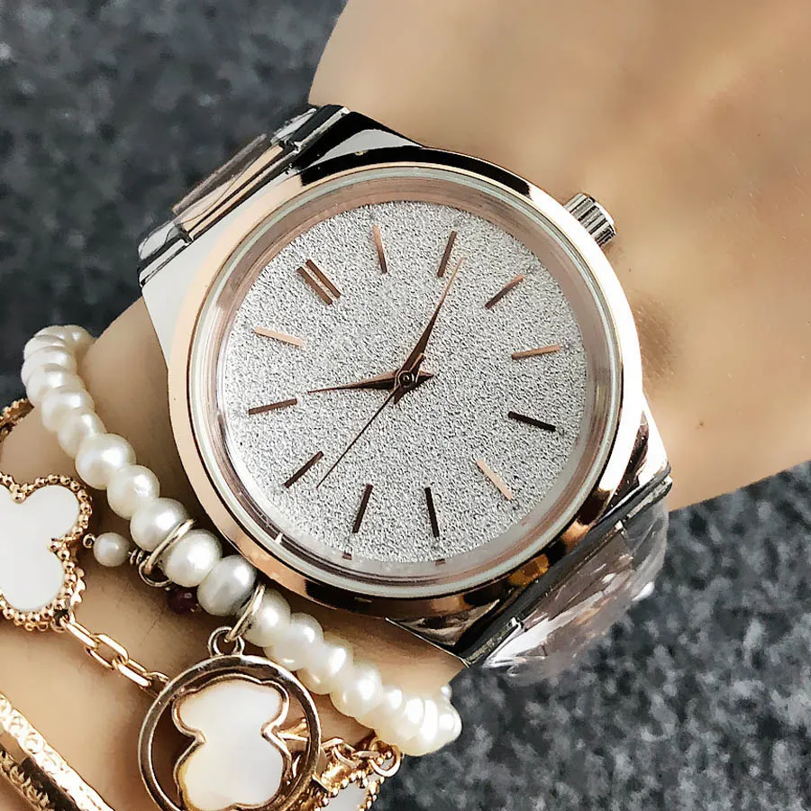 Relojes de marca de moda para mujer, reloj de pulsera de cuarzo con banda de acero y Metal M65240k