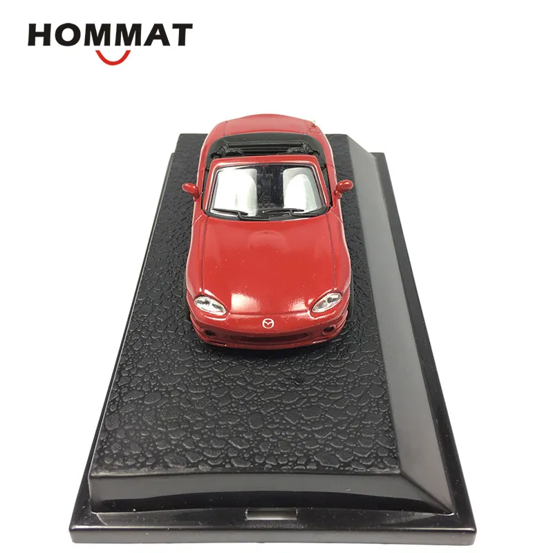 HOMMAT 143 Mazda MX5 Convertible Sports Model Car Alloy Diecast Toy Vehicle Car Model Collectable Collection Gift Toys For Boy Y1123004
