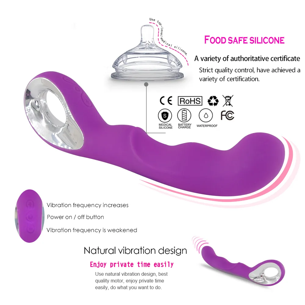 USB recargable varita mágica masajeador punto G vibradores para mujeres estimulador de clítoris máquina sexual impermeable juguetes sexuales para mujeres MX199052757