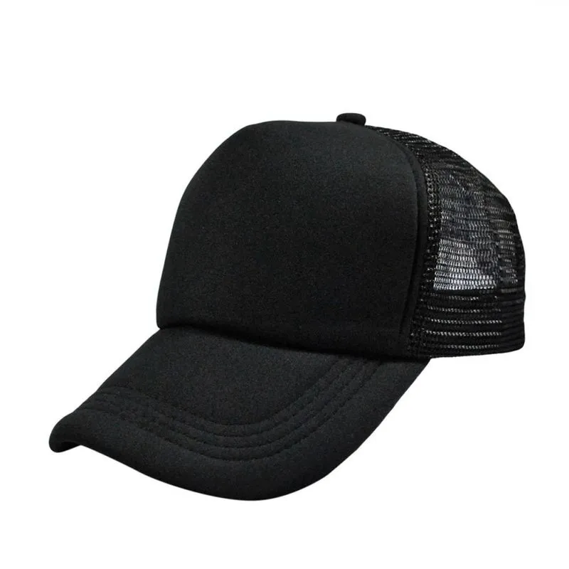 En gros plaine camionneur maille chapeau Snapback casquette de baseball vierge taille réglable printemps été fête plage en plein air rue église chapeau de soleil