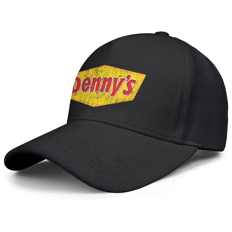 Dennys pancake huizen logo heren en dames verstelbare vrachtwagenchauffeur cap golf cool custom honkbalhats gouden kern rook Amerika fla1286705