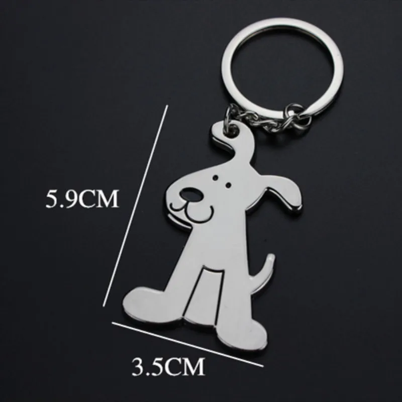Creative Funny Nice Moving Lovely Dog Keychain Keyring Key Chain Ring Children Kids Boy Girls Key Holder252k
