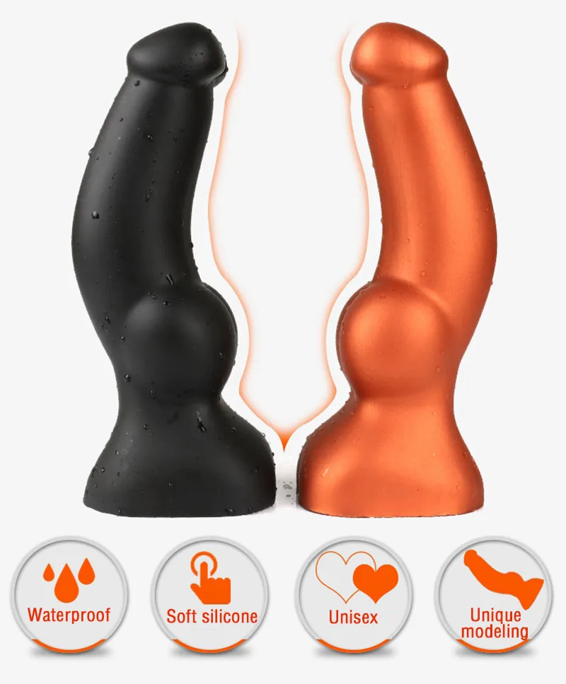 Grande buttplug giocattoli del sesso anale super morbido butt plug ventosa dildo erotico dilatador anale gay donne uomini culo strumento di massaggio prostatico T27182210