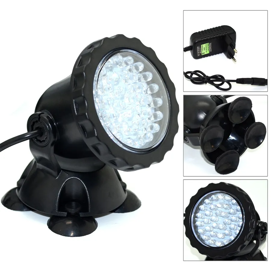 IP68 LED étanche lumière sous-marine RGB Aquarium Piscine lumière lampe LED projecteur pour Aquarium Piscine avec prise EUUS7739390