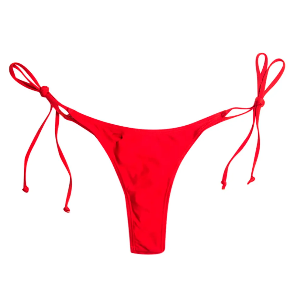 Kobiety z stroju kąpielowego 2019 seksowne bezczelne bikini dolne twopece oddziela brazylijskie bikini dna stringi strzałki stroju kąpielowego Cut Biquini Swim3332114