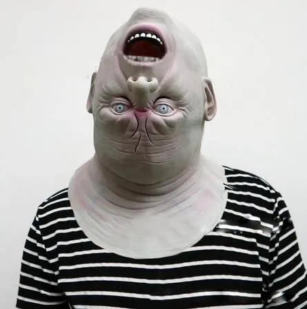 Nouveau Halloween adulte masque Zombie masque Latex sanglant effrayant Alien diable masque complet Costume fête Cosplay accessoire GC6233N