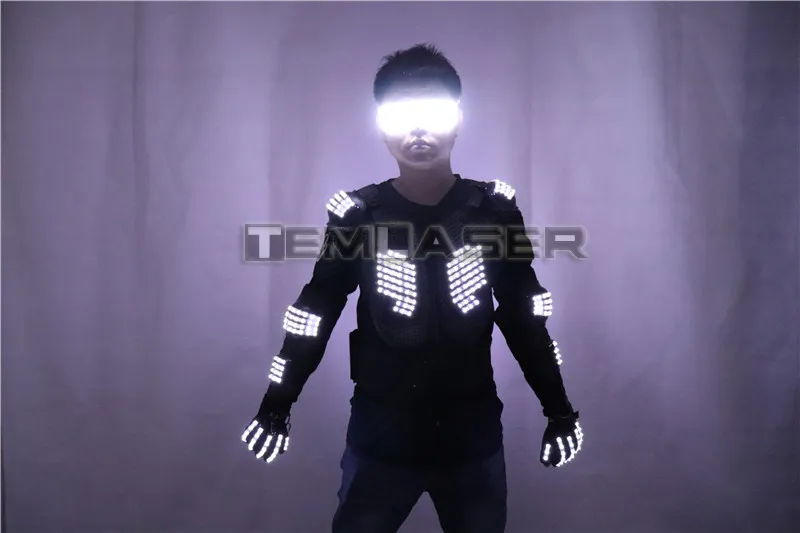 fashion led armor light up jackets costume