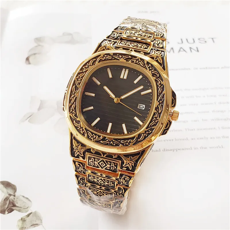 2021 Watches الترويج نماذج انفجار الكوارتز Watch منحوت Shell Square Wristwatch 295a