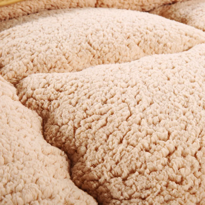 Kołdry bawełniane patchwork kołdry australijskie jagnięta wełna ciepła kołdra kołdra kołdra zagęszcza ciepło kołdry zimowe patchwork298c