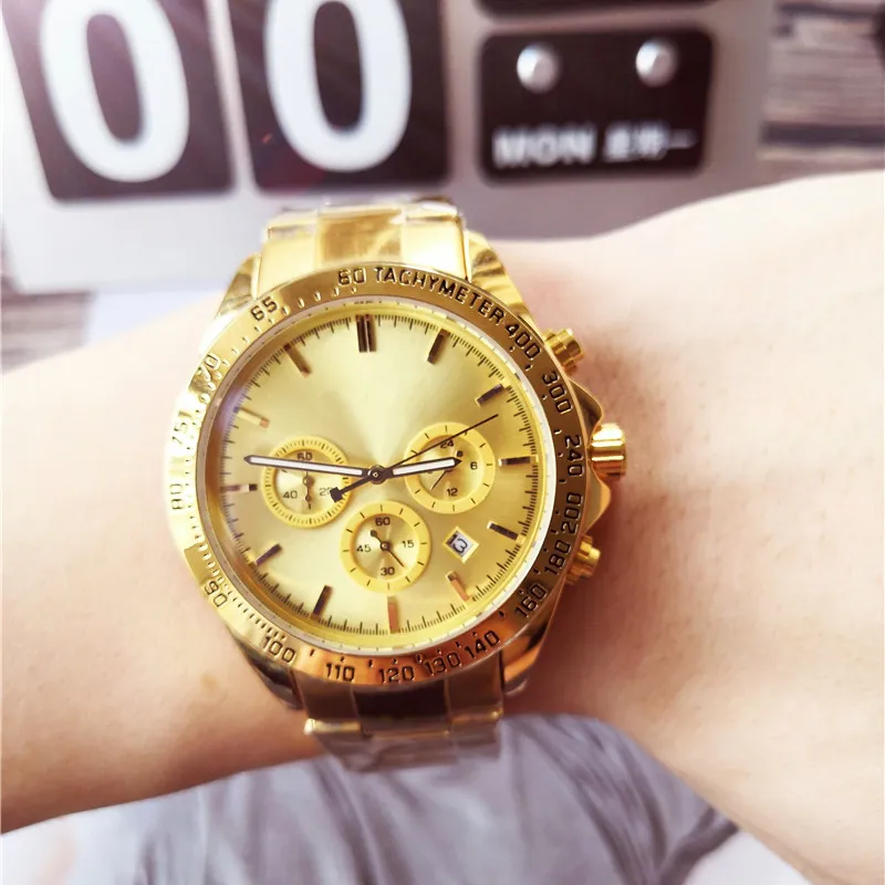 Самые продаваемые брендовые мужские часы Boss Watch, высококачественный хронограф из нержавеющей стали, кварцевый механизм, все циферблаты, дизайнер Waterpro189y