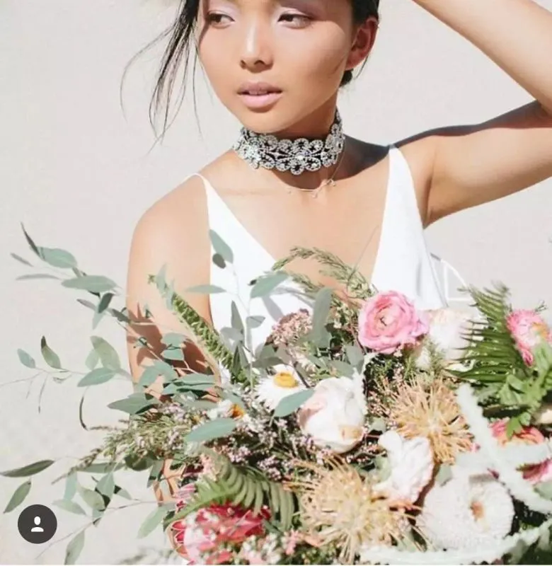 modeontwerper luxe super glinsterende volledige strass diamantkristal mooie bloem choker statement ketting voor vrouw 180i