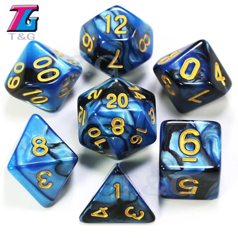 Dice Set D4D20 Dungeons i Dargon RPG MTG Game SET3441576