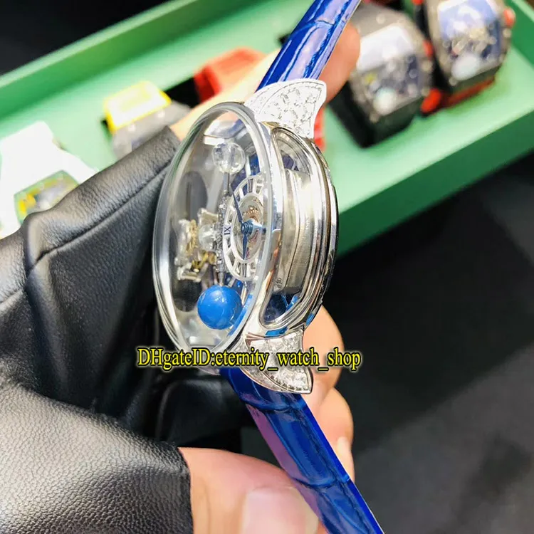 Versão estática Relógios de luxo CR7 EPIC X CHRONO Astronômico Tourbillon Esqueleto Diamantes Dial Swiss Quartz Mens Watch Diamond Cas247O