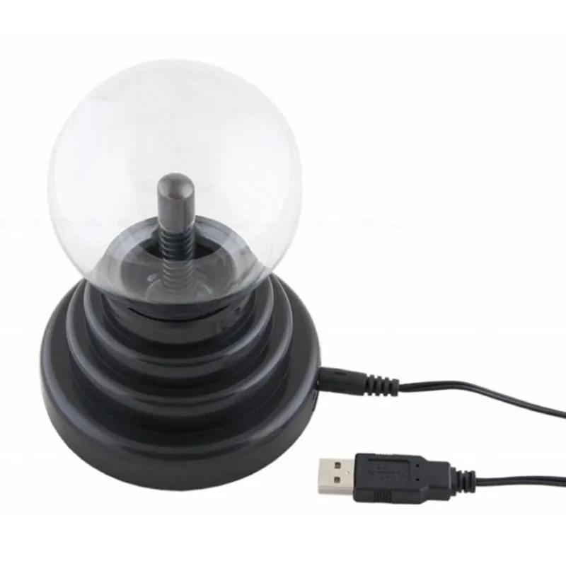 Boule de Plasma magique veilleuse chambre d'enfant décoration de fête sphère électrostatique lumière cadeau foudre cristal contrôle tactile Lamp248s