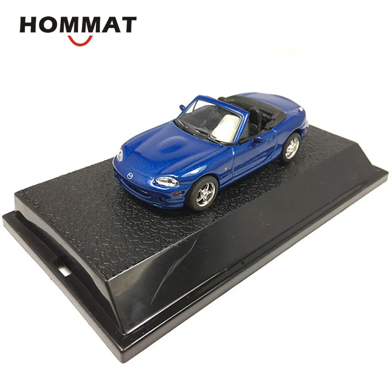 HOMMAT 143 Mazda MX5 Convertible Sports Model Car Alloy Diecast Toy Vehicle Car Model Collectable Collection Gift Toys For Boy Y1123004