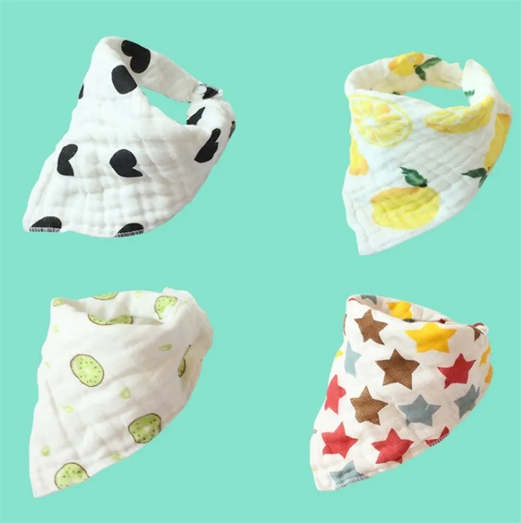 31 Stijl Gratis Kies Nieuwe Hoge Kwaliteit Baby Bibs Lunch Bibs / Handdoek Saliva Baby Kinderen Baby's 8 Lagen Gaas Burp Doeken AA19123