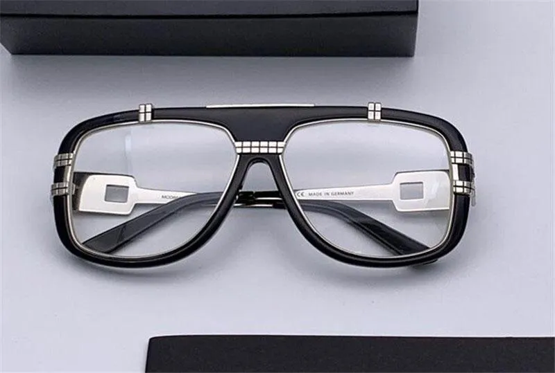 Totalmente nuevo diseñador de moda gafas ópticas 661 marco de placa topy lente transparente estilo simple gafas transparentes 284q
