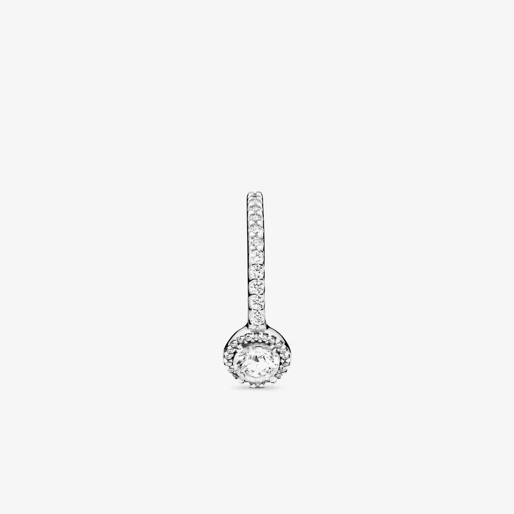 Anello Halo con scintilla classica in argento sterling 925 di nuova marca le donne Anelli di nozze Gioielli di moda315D