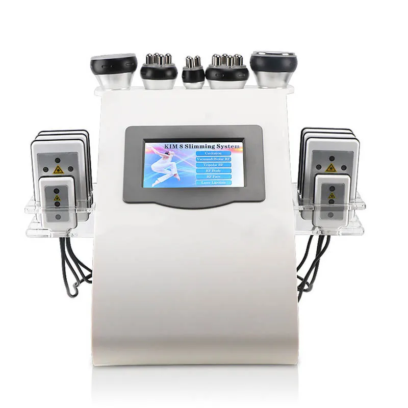 Modèle 40k Équipement à ultrasons Liposuccion Cavitation 8 Pads Vide Soins de la peau Salon Spa Corps Shaping Machine de beauté US EU UK AU8610712