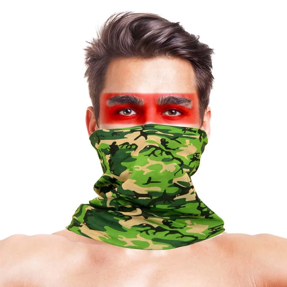 Tactical Airsoft Wandelen Bandana Vrouwen Polyester Halswarmer Sjaal Masker Zon UV Schaduw Bandana Ciclismo Mannen braga cuello298v