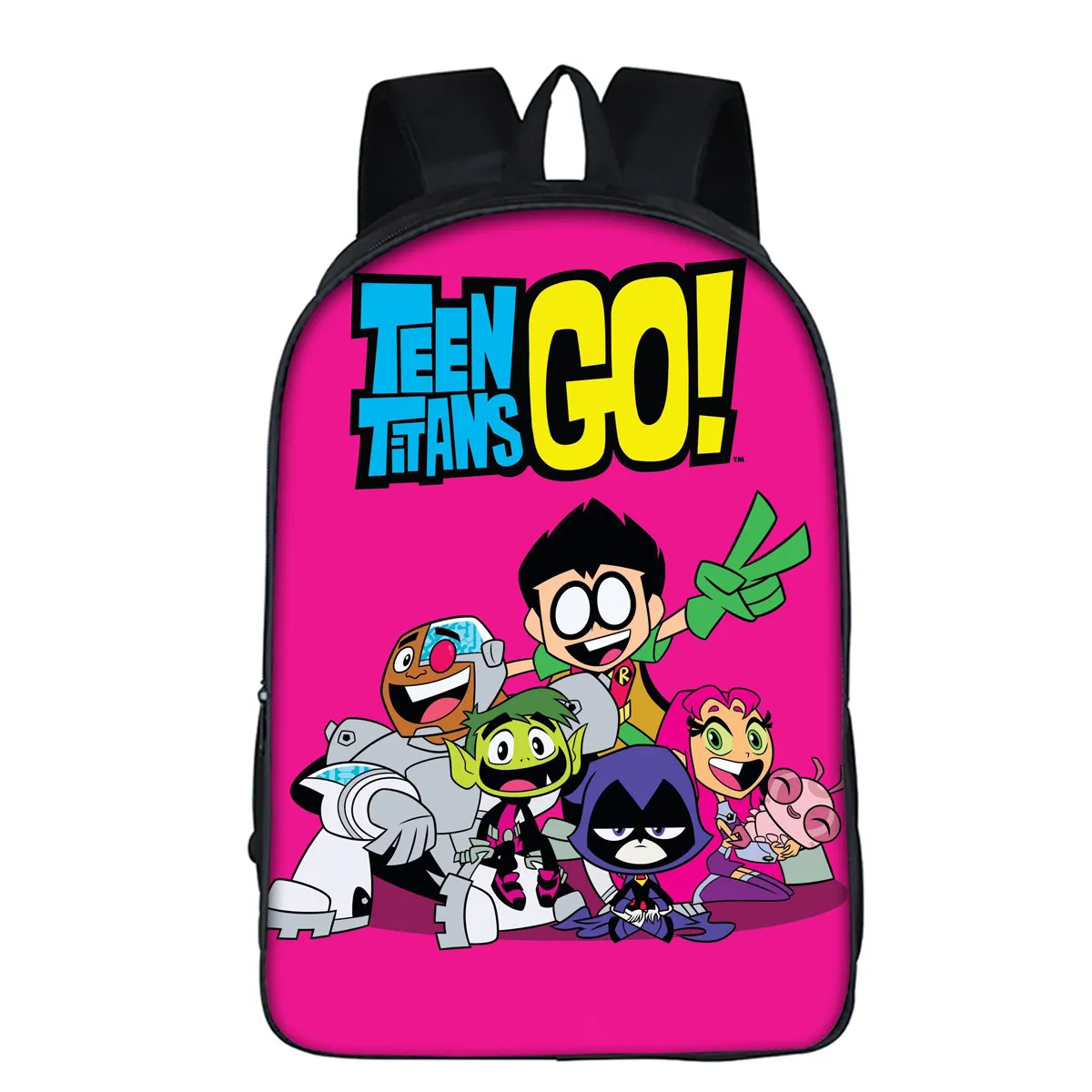 Diomo Cartoon Anime Teen Titans GO BACCHPACK BASS REGALO RAGAZZO COMPLICI BAMBINI RACKACK Teenager Child J1905225642760