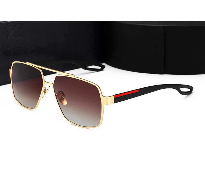 vendita di occhiali da sole polarizzati uomo donna marchio design classico moda uomo donna occhiali da sole prevengono gli occhiali UV con scatola al dettaglio a264y