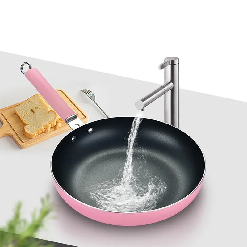 24 26 28 30cm Non-stick Healthy Frying Pan No Oil Smoke Potgas Stove Cookware General Grill Smokeless Kitchen Cooking Pan1900