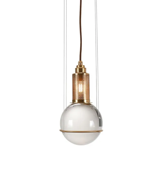 Lampes suspendues en cristal post-modernes LED lampe suspendue boule pour salon cuisine luminaires pour la maison luminaire décor LLFA310H