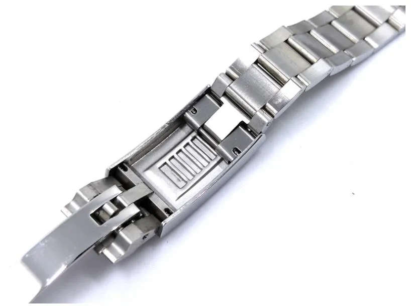 Dostosowanie opaski 20 mm Glidelock ze stali nierdzewnej Wysoka jakość Wysokiej jakości zegarek Bransoletka do zapięcia na 116610 serii Sub Watches Watchodger Accesso206D
